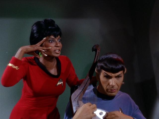 Uhura sings about Spock