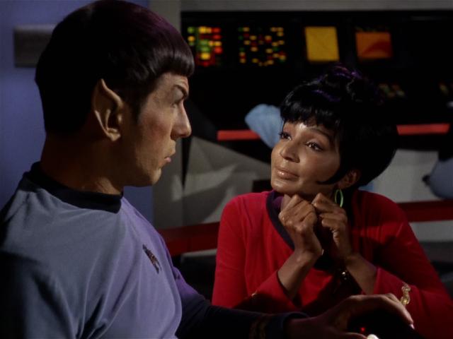 Spock and Uhura